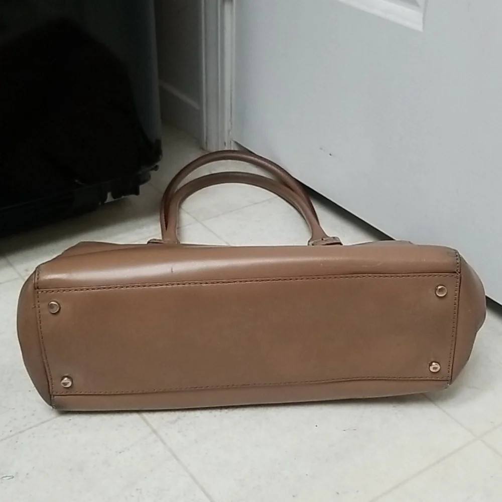 KATE SPADE large leather carryall tote bag satchel